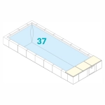 DIVINA SKIMMER 37 - Velikost 330 x 810 cm
