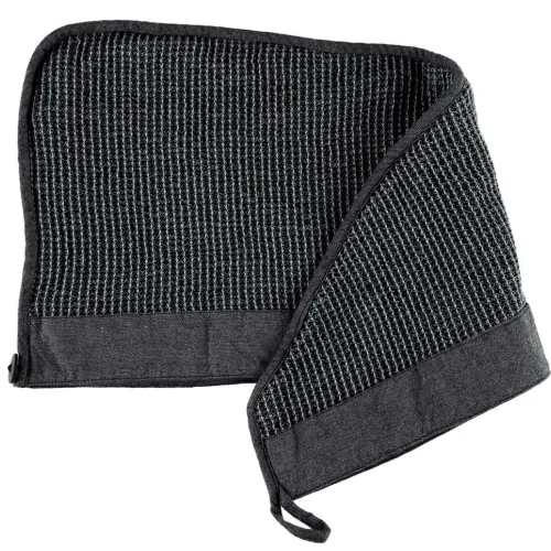 RENTO turban na vlasy kenno, černo šedý