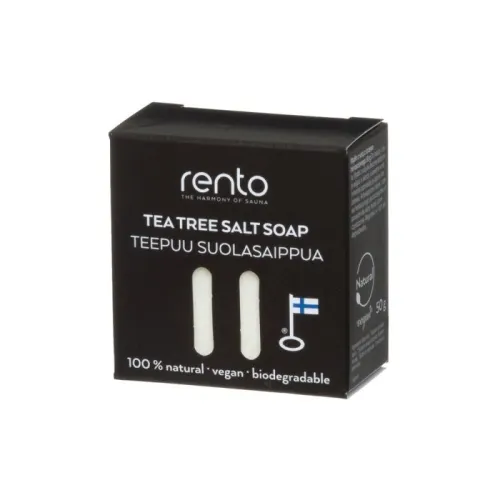 RENTO saunové solné mýdlo s vůní tea tree, 50g
