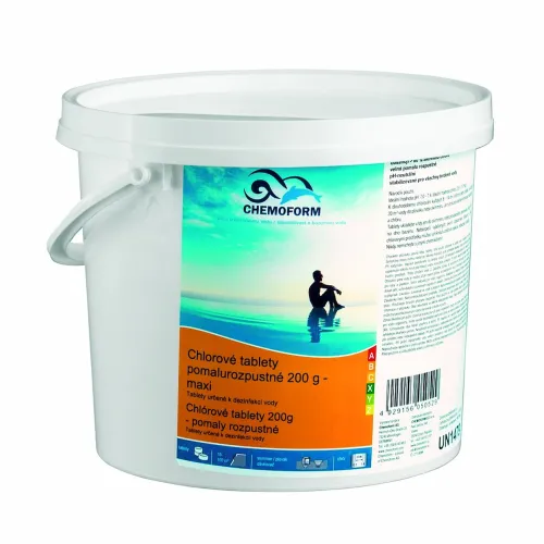 CHEMOFORM chlorové tablety pomalurozpustné 200g, 3 kg