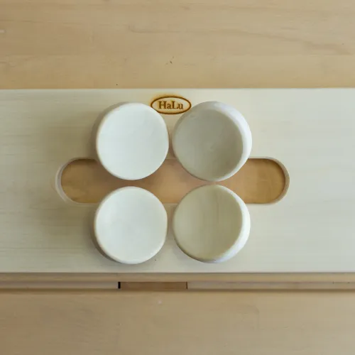 HALU designový obdelníkový ergonomický podhlavník do sauny z osiky