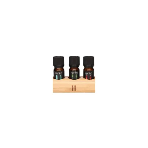 RENTO saunové esence 3x10 ml v bambusovém stojánku