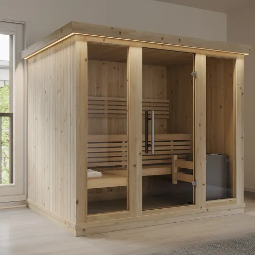 Interiérová finská/bio sauna IRRA - velikost S/L
