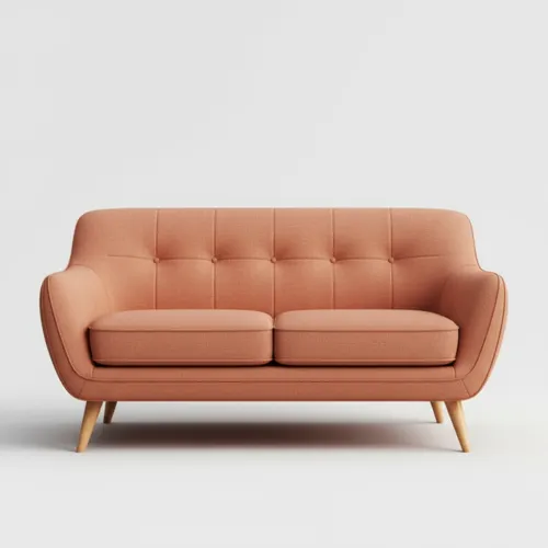 Dvoumístná pohovka zaoblená