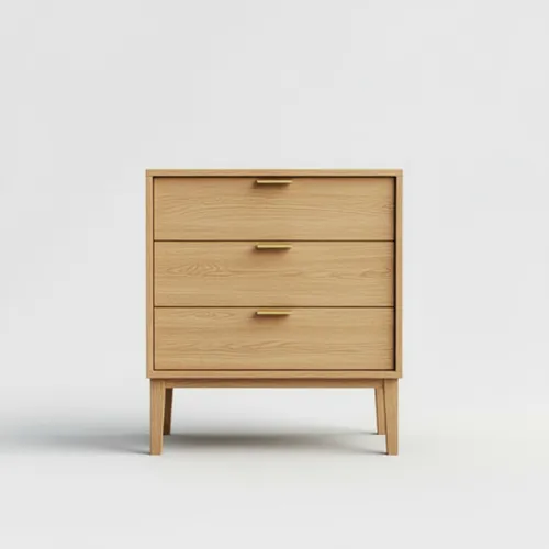 Široká komoda s minimalistickými madly