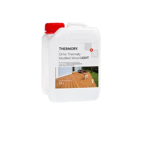 THERMORY OLEJ SVĚTLY – pro ošetření thermowoodu, balení 2,5 L