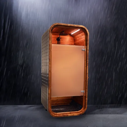 CUBE SHOWER – sprcha z thermowoodu®