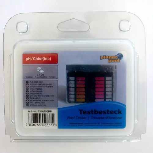CHEMOFORM pH+Cl tester (20+20 tablet)