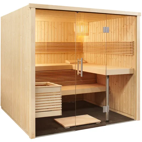 HARVIA AUSTRIA interiérová finská/bio sauna PANORAMA – velikost S/L