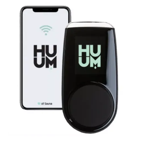 HUUM UKU WIFI CLASSIC – wifi řídicí jednotka pro finskou saunu v moderním černém provedení